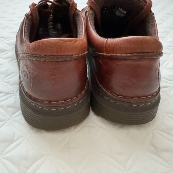 Dr. Martens Perry Oxford Lace Up Brown Leather Shoes Y2K Size 10 Men / 11 Women - Picture 10 of 16